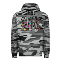 Slate Camo blessed mom Premium Hoodie - SublimationCraftShop