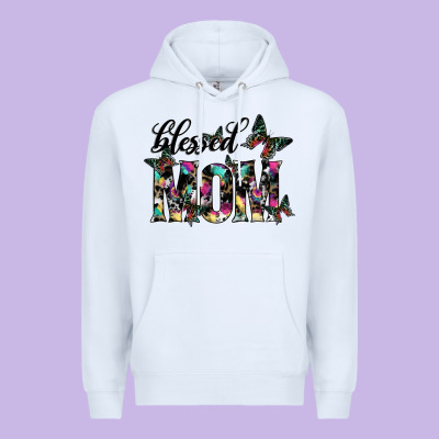 Blessed Mom Premium Hoodie Designed By Sublimationcraftshop