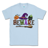 Dusty Blue beware Classic Tee - CowGirlArtShop