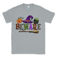 Heather Grey beware Classic Tee - CowGirlArtShop