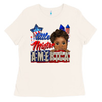 Bone little mister america black boy Ladies Tee - CowGirlArtShop