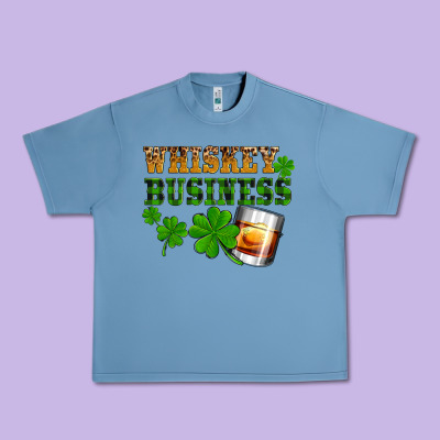 St. Patrick's Day Whiskey Business Urban Heavy Tee Designed By Oliviacreatesart