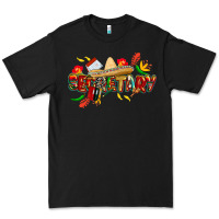 Black cinco de mayo secretary Premium Tee - CowGirlArtShop
