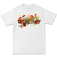 White cinco de mayo secretary Premium Tee - CowGirlArtShop