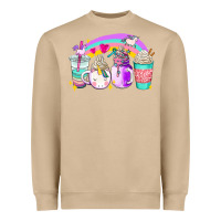 Mushroom unicorn coffee cups Heavyweight Sweatshirt - AdoDesignShop