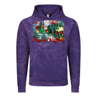 Cloud Purple merry christmas santa polar express Vintage Hoodie - FaDigitalArtStudio