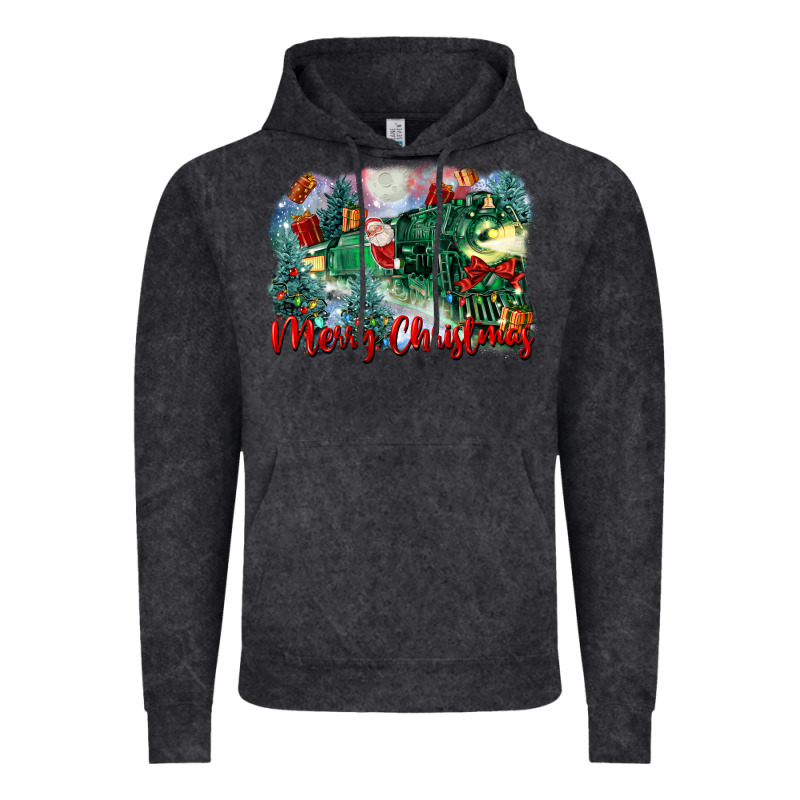 Merry Christmas Santa Polar Express Vintage Hoodie by FaDigitalArtStudio | Teevron