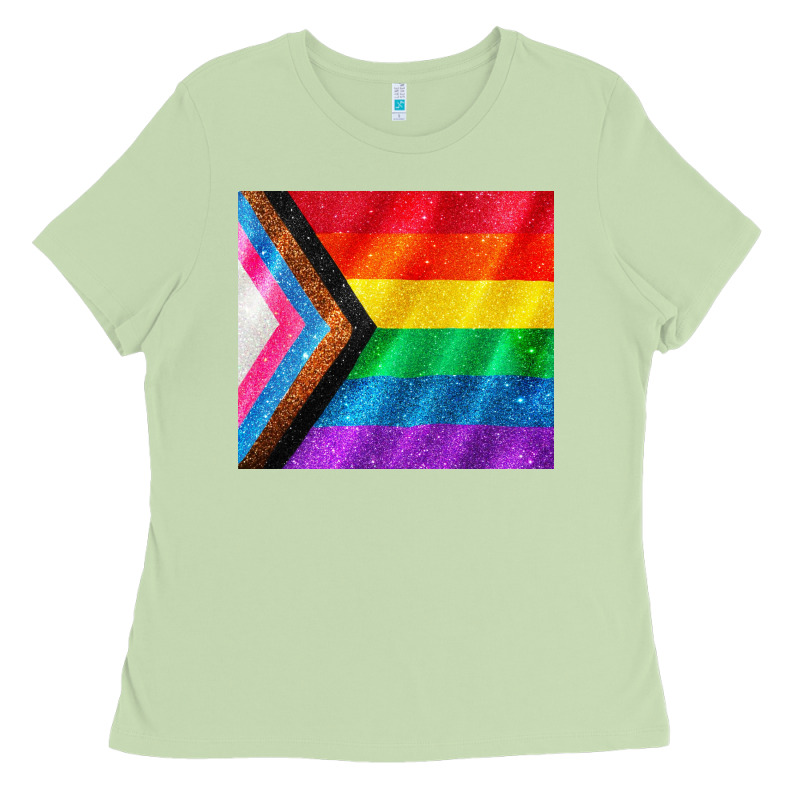 Pride Flag Ladies Tee by CowGirlArtShop | Teevron