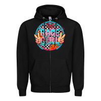 Black race girl Zipper Hoodie - AdoDesignShop