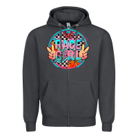 Smoke race girl Zipper Hoodie - AdoDesignShop