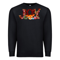 Black joy reindeer Premium Sweatshirt - AdoDesignShop