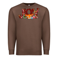 Chestnut joy reindeer Premium Sweatshirt - AdoDesignShop
