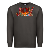 Smoke joy reindeer Premium Sweatshirt - AdoDesignShop