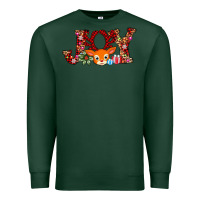 Sports Green joy reindeer Premium Sweatshirt - AdoDesignShop