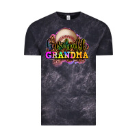 Cloud Black baseball grandma Vintage Tee - OliviaCreatesArt