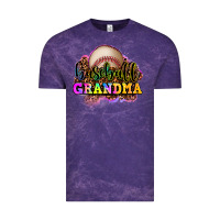 Cloud Purple baseball grandma Vintage Tee - OliviaCreatesArt