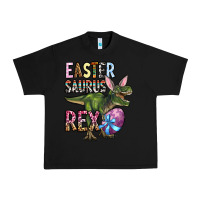 Black Easter Saurus Rex Urban Heavy Tee - OliviaCreatesArt