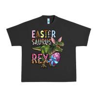 Pigment Black Easter Saurus Rex Urban Heavy Tee - OliviaCreatesArt