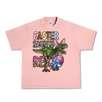 Salmon Easter Saurus Rex Urban Heavy Tee - OliviaCreatesArt