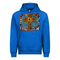 Cobalt western cross Urban Hoodie - JahusDesignShop