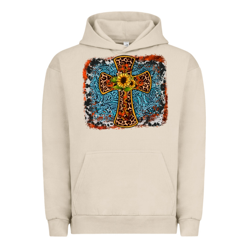 Western Cross Urban Hoodie by JahusDesignShop | Teevron