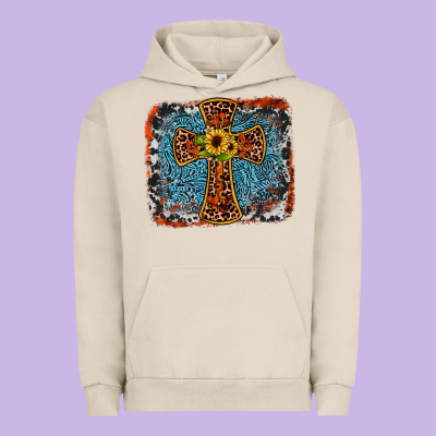 Western Cross Urban Hoodie Designed By Jahusdesignshop