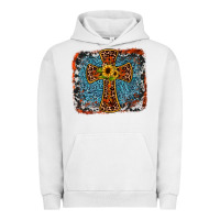 Pigment Lunar Rock western cross Urban Hoodie - JahusDesignShop