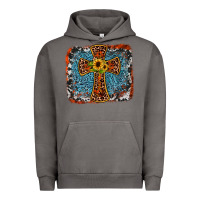 Pigment Tornado western cross Urban Hoodie - JahusDesignShop