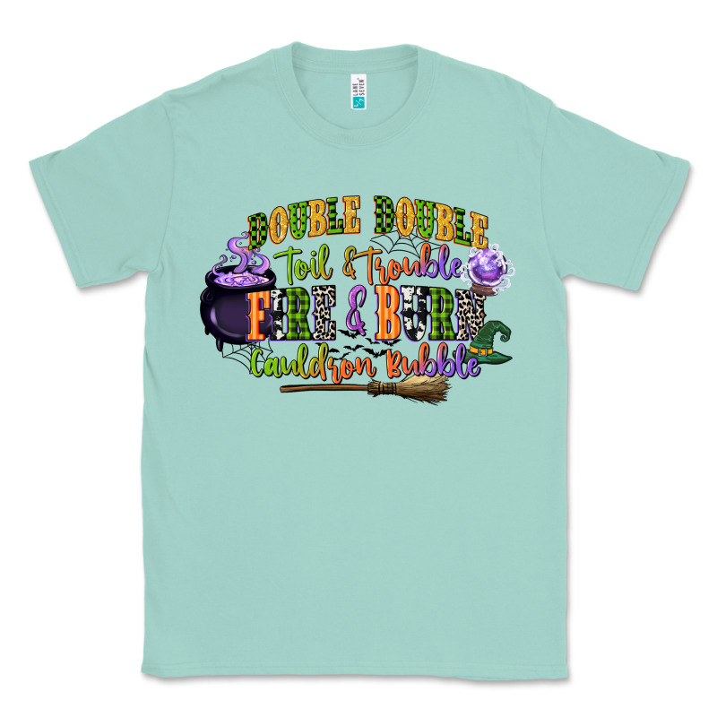 Double Double Toil And Trouble Fire And Burn Cauld Classic Tee by CowGirlArtShop | Teevron