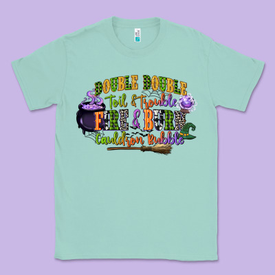 Double Double Toil And Trouble Fire And Burn Cauld Classic Tee Designed By Cowgirlartshop