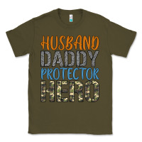Army Green husband daddy protector hero Classic Tee - Artiststas