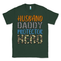 Sports Green husband daddy protector hero Classic Tee - Artiststas