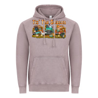 Thanksgiving Tis' The Season With Trucks Bbs Vintage Hoodie | Teevron