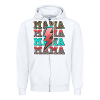 White racing mama mama mama Zipper Hoodie - AdoDesignShop