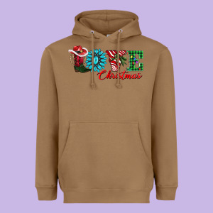 Love Christmas Heavyweight Hoodie Designed By Adodesignshop
