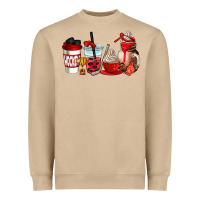Mushroom hockey coffee cups Heavyweight Sweatshirt - AdoDesignShop