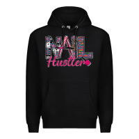 Black Nail hustler Premium Hoodie - SublimationCraftShop