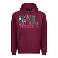 Burgundy Nail hustler Premium Hoodie - SublimationCraftShop