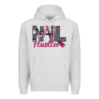 Dove Grey Nail hustler Premium Hoodie - SublimationCraftShop