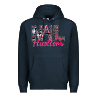 Navy Nail hustler Premium Hoodie - SublimationCraftShop