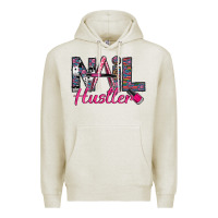 Oatmeal Heather Nail hustler Premium Hoodie - SublimationCraftShop
