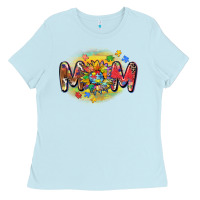 Baby Blue autism mom Ladies Tee - CowGirlArtShop