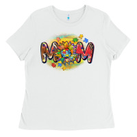 White autism mom Ladies Tee - CowGirlArtShop