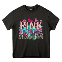Asphalt The pink is for my Grandma Cancer Awareness Heavy Core Tee - HowdyJamesFarm