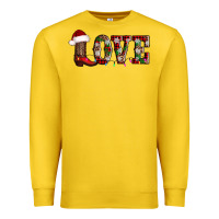 Lemon love christmas boots Premium Sweatshirt - AdoDesignShop