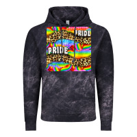 Cloud Black Pride lgbtq leopard with love and rainbow seamless Vintage Hoodie - BundleAndBundleShop