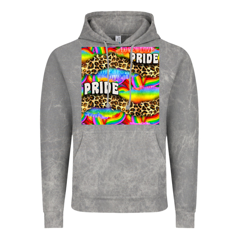 Pride Lgbtq Leopard With Love And Rainbow Seamless Vintage Hoodie by BundleAndBundleShop | Teevron