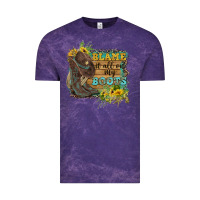 Cloud Purple Blame It All On My Boots Vintage Tee - FaDigitalArtStudio