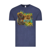 Vintage Denim Blame It All On My Boots Vintage Tee - FaDigitalArtStudio