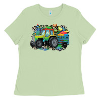 Matcha Autism farm tractor Ladies Tee - CowGirlArtShop